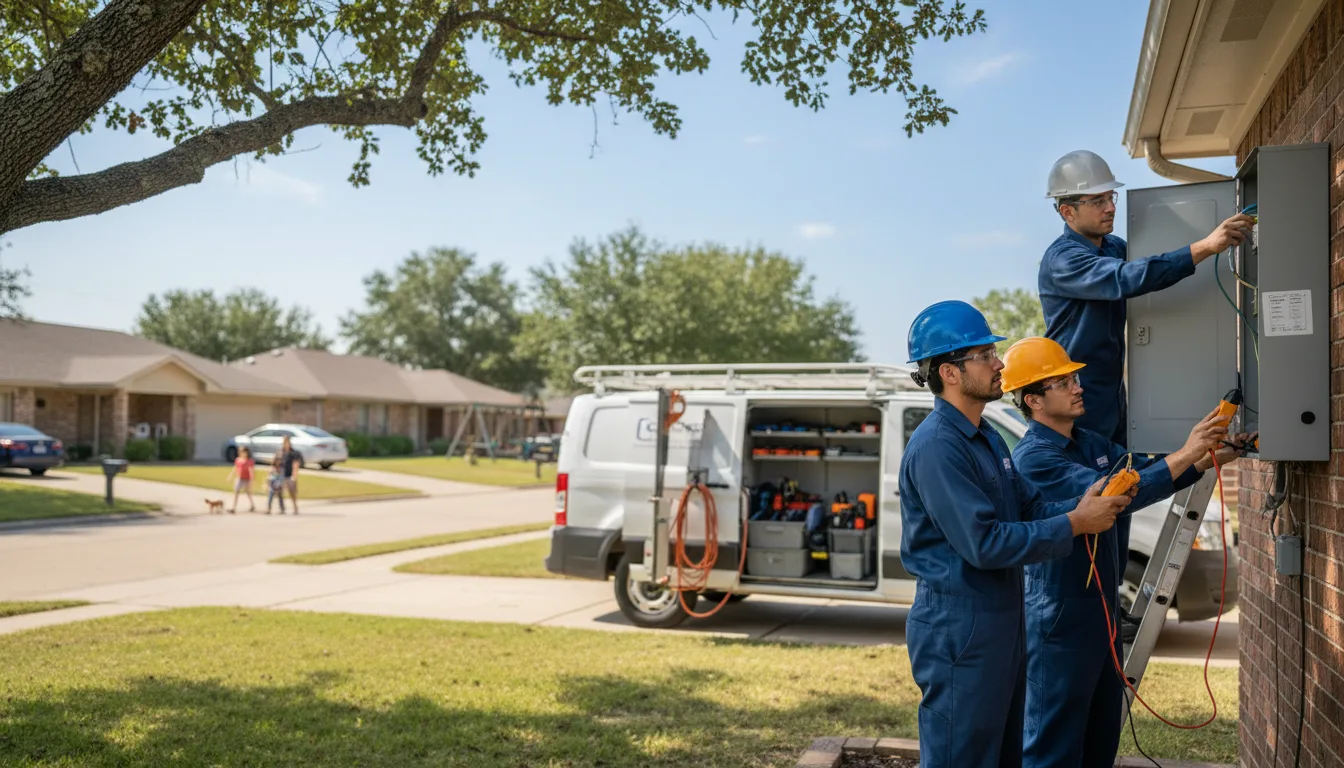 Certified electrician providing emergency electrical services in Mannford, OK